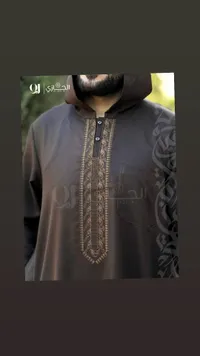 جلابية رجالية مطرزة - الجازي