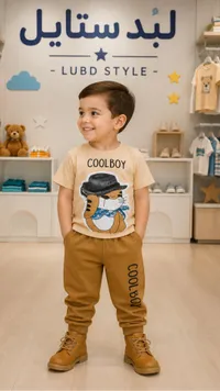 طقم ملابس أطفال كول بوي - لبد ستايل (Lubd Style)