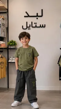 طقم ملابس أولادي كاجوال - لبد ستايل