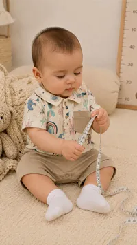 رومبر أطفال بطبعة كرتونية (Baby Romper)