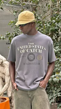 تيشيرت قطني بتصميم عصري - كاتش (Catch)