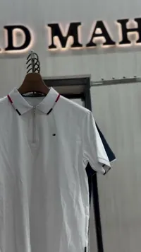 تي شيرت بولو رجالي - تومي هيلفيغر (Tommy Hilfiger)