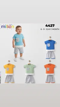 طقم ملابس صيفي للأطفال - مليون (Million)