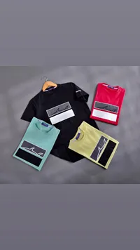 تيشيرت رجالي صيفي - بول آند بير (Pull&Bear)