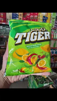 شيبس بطاطس مقرمش بطعم الشطة والليمون - تايجر (Tiger)