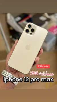 آيفون 12 برو ماكس - سعة 256 جيجابايت (Apple)