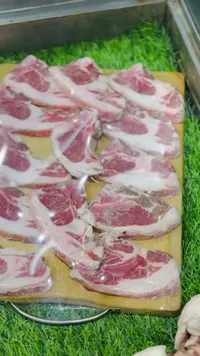 شرائح ريش غنم طازجة
