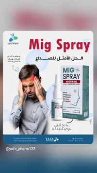 بخاخ أنفي لعلاج الصداع النصفي - ميغ سبراي من ناتورفيدا (Naturveda)