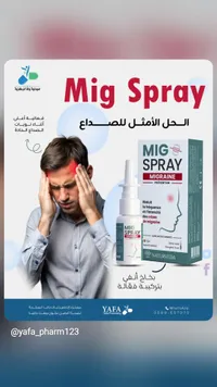 بخاخ أنفي لعلاج الصداع النصفي - ميغ سبراي من ناتورفيدا (Naturveda)