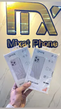 حافظة iPhone 17 شفافة من ORDI