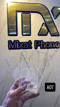 غلاف شفاف لهاتف A07 من Mixat Phone