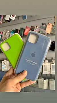 غطاء حماية سيليكون لهاتف آيفون 11 برو ماكس (Apple)