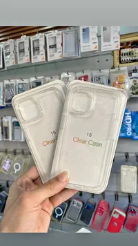 جراب شفاف لهاتف آيفون 15 (Clear Case)