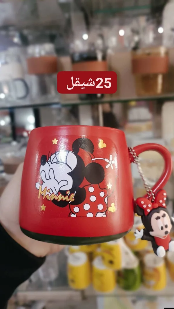 مج سيراميك بتصميم ميني ماوس - أدوات منزلية - سوق غزة