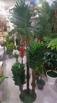قوار نبات صناعي بلاستيك - نخيل