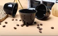 مجموعة أكواب قهوة سيراميك سوداء