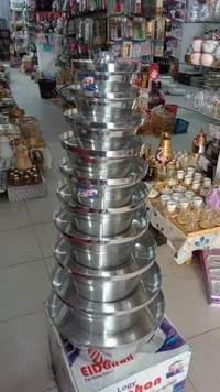مجموعة أواني طبخ استainless steel - إلدهان