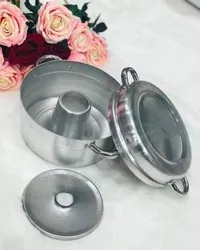 طقم أواني طهي ألومنيوم بغطاء زجاجي