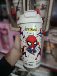 كوب حافظ للحرارة بتصميم سبايدرمان (Spider-Man)