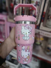 مطرة مياه حافظة للحرارة بتصميم هالو كيتي (Hello Kitty)