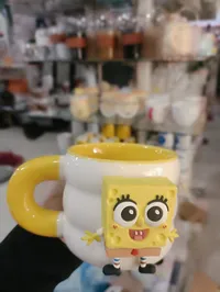 مج سيراميك بتصميم سبونج بوب