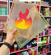 صينية تقديم بلاستيكية بتصميم خلية النحل - سوق غزة