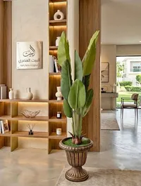 نبتة زينة صناعية في حوض كلاسيكي - البيت العصري