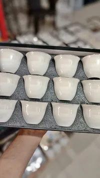 طقم فناجين قهوة بورسلان فاخر