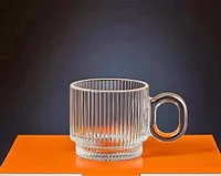 كوب زجاجي مضلع بتصميم عصري