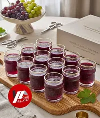 طقم كاسات زجاجية فاخرة - مجموعة فينيارد جولد (Vineyard Gold Collection)