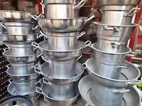 طقم قدور طهي من الألمنيوم