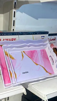 صواني تقديم رخامية (Marble)