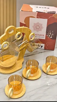 طقم أكواب شاي/قهوة - EXQUISITE (Lucky)