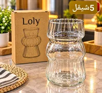 كوب زجاجي - Loly