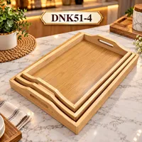 طقم صواني تقديم خشبية (DNK51-4)