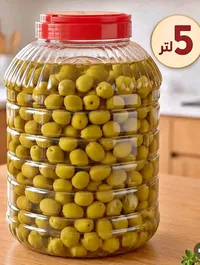 زيتون أخضر كبير الحجم - 5 لتر