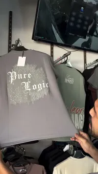 تيشيرت رجالي بتصميم بيور لوجيك (Pure Logic)
