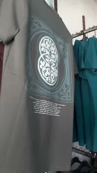 تيشيرت رجالي كاجوال بطبعة فنية