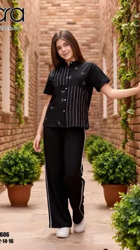 طقم ملابس بناتي كاجوال - لارا فاشن (Lara Fashion)