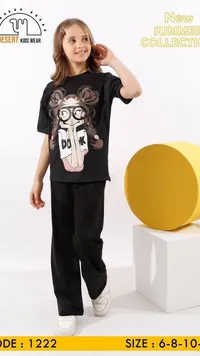 طقم صيفي بناتي - ديزرت كيدز وير (Desert Kids Wear)