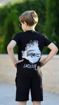 طقم ملابس صيفي للأطفال - لاكوست (Lacoste) - سوق غزة