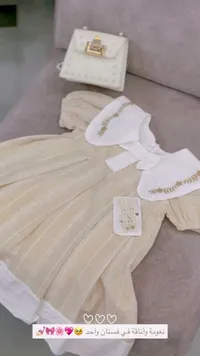 فستان أطفال مع حقيبة وإكسسوارات