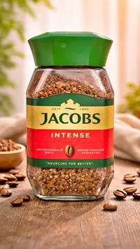 قهوة سريعة التحضير إنتنس - جاكوبس (Jacobs)