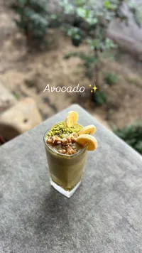عصير الأفوكادو الطازج