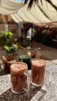 مشروب شوكولاتة بارد