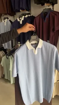 قميص بولو رجالي محبوك - لوك (Look)