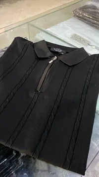 قميص بولو رجالي بسحاب - لوك مان (Look Man)
