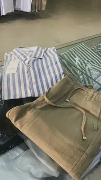 طقم قميص مخطط وبنطال كاجوال - مودا ميزو (Moda Mizo)