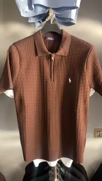 قميص بولو محبوك بسحاب - رالف لورين (Polo Ralph Lauren)