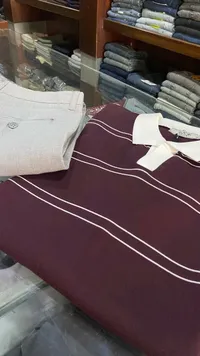 طقم قميص بولو وبنطال قماشي - لوك (Look)